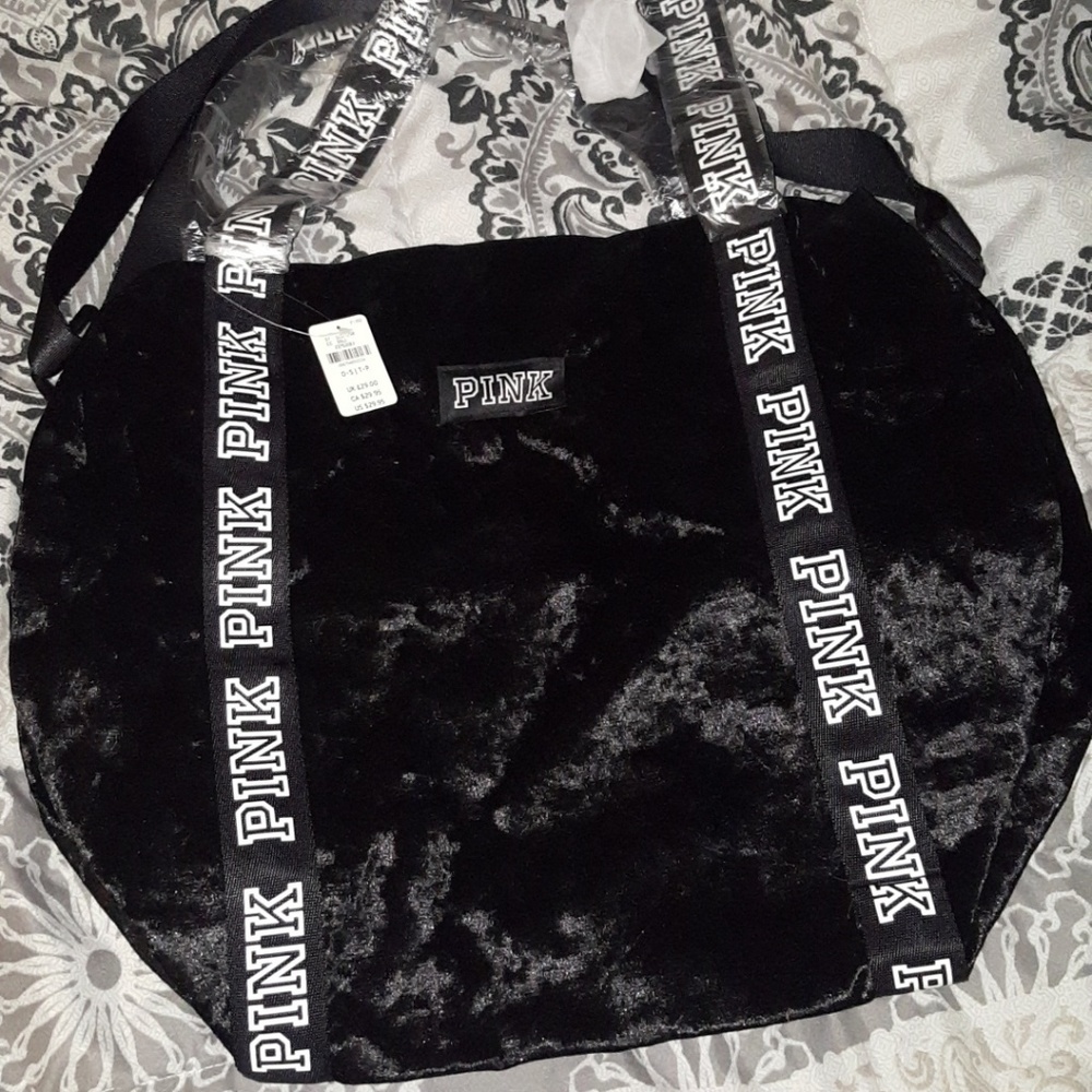 PINK velvet bag